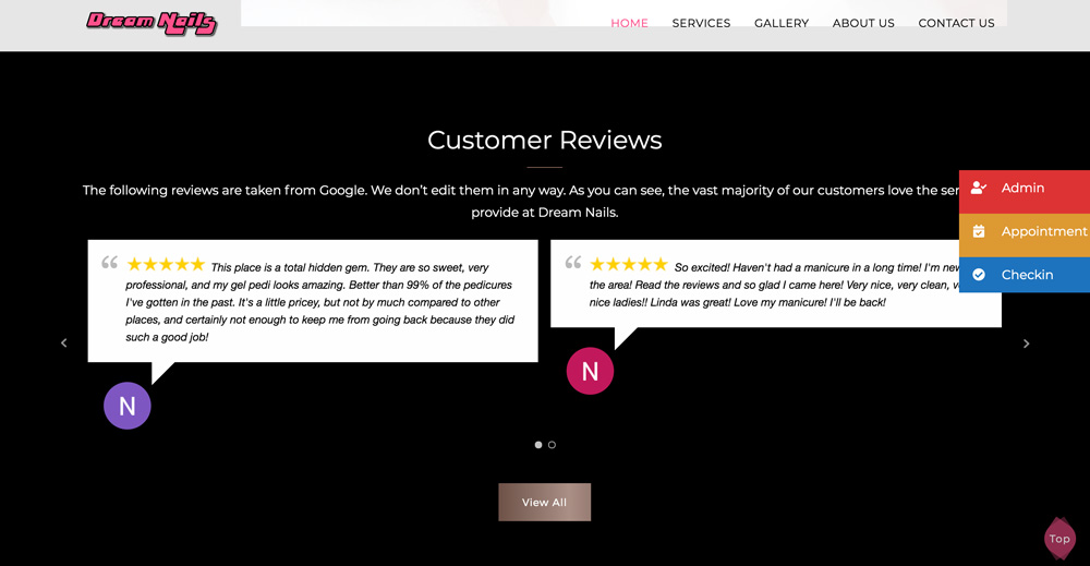 Dream nails customer reviews